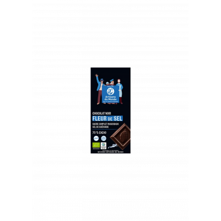 Tablette de chocolat noir équitable 70 %