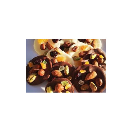Mendiants aux 3 chocolats artisanaux – Assortiment gourmand