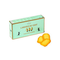 Boîte de langues de chat pâtissières artisanales