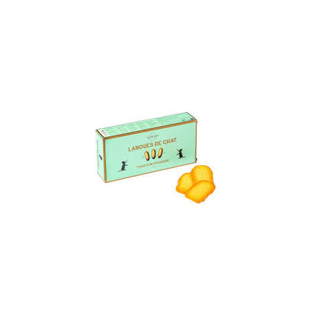 Boîte de langues de chat pâtissières artisanales