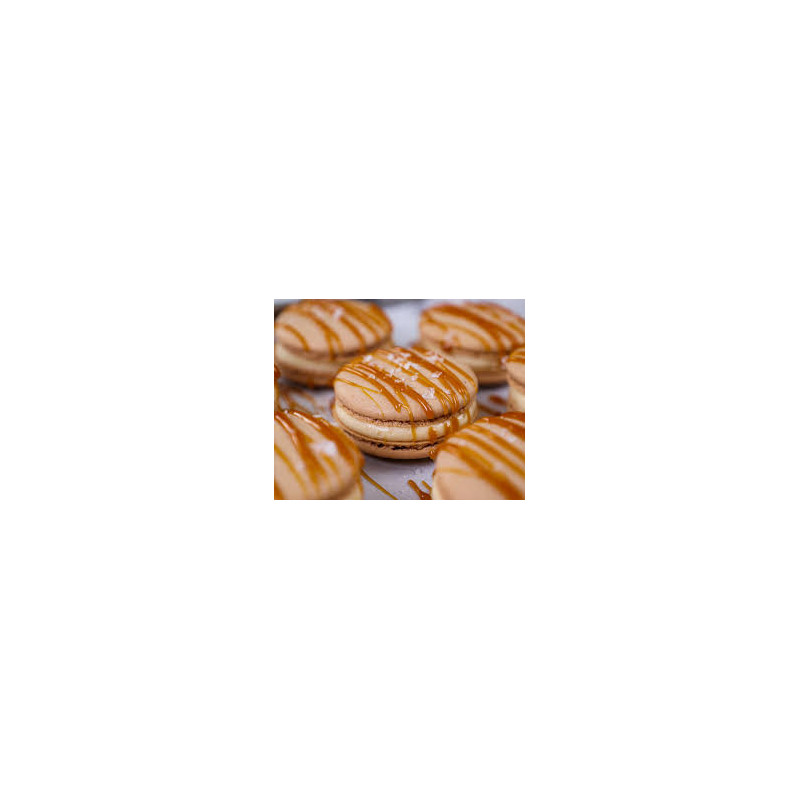 Macaron caramel artisanal – Biscuit croquant aux amandes et beurre salé | Pâtisserie artisanale