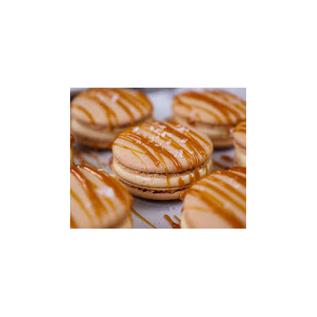 Macaron caramel artisanal – Biscuit croquant aux amandes et beurre salé | Pâtisserie artisanale